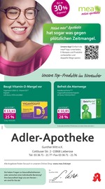 mea - meine apotheke Apotheken Prospekt der aktuellen Woche mit 4 Seiten, gültig von 01.10.2026 bis 31.10.2026, in Lieberose und Umgebung Aktueller mea - meine apotheke Apotheken Prospekt in Lieberose und Umgebung, "Unsere Oktober-Angebote" mit 4 Seiten, 01.10.2026 - 31.10.2026