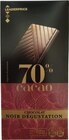 Chocolat noir 70% cacao - LEADER PRICE à 0,74 € dans le catalogue Géant Casino