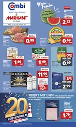 combi Prospekt "Markt - Angebote", 33 Seiten, 27.07.2026 - 27.07.2026 Aktueller combi Prospekt, "Markt - Angebote", mit Angeboten der Woche, gültig von 27.07.2026 bis 27.07.2026