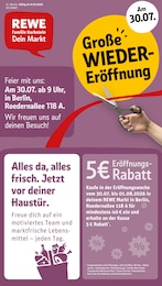 REWE Prospekt für Berlin mit 36 Seiten REWE Prospekt "Dein Markt" für Berlin, 36 Seiten, 27.07.2026 - 01.08.2026