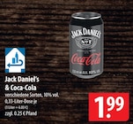 Jack Daniel's & Coca-Cola Angebote bei famila Nordost Buchholz für 1,99 €