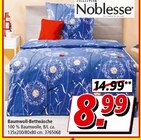 Baumwoll-Bettwäsche von Noblesse im aktuellen Segmüller Prospekt für 8,99 €