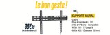 Support mural - MBG en promo chez Proxi Confort Saint-Priest à 38,99 €