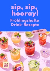 Aktueller Rezepte Prospekt mit Zucker, "Drinks", Seite 1