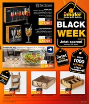 Aktueller Möbel Inhofer Prospekt mit Glas, "BLACK WEEK", Seite 19