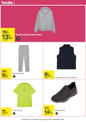 Manteau Homme Angebote im Prospekt "70 % D’ÉCONOMIES SUR UNE SÉLECTION DE PRODUITS D'HYGIÈNE" von Carrefour auf Seite 80