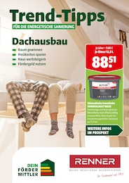 Renner Prospekt für Pforzen: "Trend-Tipps für die energetische Sanierung", 21 Seiten, 12.12.2025 - 21.12.2025