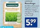 Rasendünger von Gardenline im aktuellen ALDI SÜD Prospekt für 5,99 €