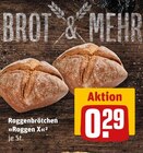 Aktuelles Roggenbrötchen »Roggen X« Angebot bei REWE in Herne ab 0,29 €