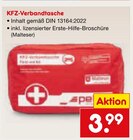 KFZ-Verbandtasche von  im aktuellen Netto Marken-Discount Prospekt für 3,99 €