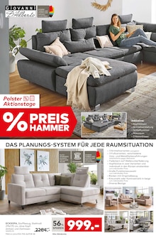 Couch im aktuellen porta Möbel Prospekt (Berlin) Couch im porta Möbel Prospekt "BESSER GLEICH ZU PORTA" mit 12 Seiten (Berlin)