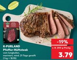 Aktuelles Pfeffer-Hüftsteak Angebot bei Kaufland in Ingolstadt ab 3,79 €