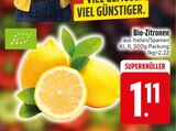 Bio-Zitronen von  im aktuellen EDEKA Prospekt für 1,11 €