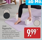 Yogamatte von CRANE für 9,99 € bei ALDI Nord im Angebot Yogamatte von CRANE im aktuellen ALDI Nord Prospekt