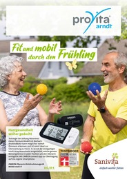 Aktueller provita arndt GmbH Sanitätshäuser Prospekt für Fürstenberg: Fit und mobil durch den Frühling mit 6} Seiten, 13.03.2024 - 31.05.2024