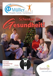 Aktueller Orthopädie-Technik Sanitätshaus Müller GmbH Sanitätshäuser Prospekt für Eppendorf: Schenken Sie Gesundheit! mit 6} Seiten, 13.11.2024 - 31.01.2025