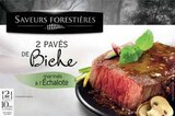 Promo 2 PAVÉS DE BICHE MARINÉS À L'ÉCHALOTE à 6,95 € dans le catalogue Intermarché à Chasse-sur-Rhône