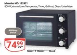 Miniofen MO-122421 im Angebot bei GLOBUS in Kaarst Miniofen MO-122421 Angebote von emerio bei GLOBUS Kaarst für 74,99 €