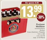 Weißbier Angebote von Paulaner bei WEZ Hille für 13,99 €