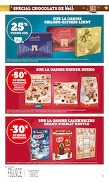 Offre Kinder Chocolat dans le catalogue Super U du moment à la page 11