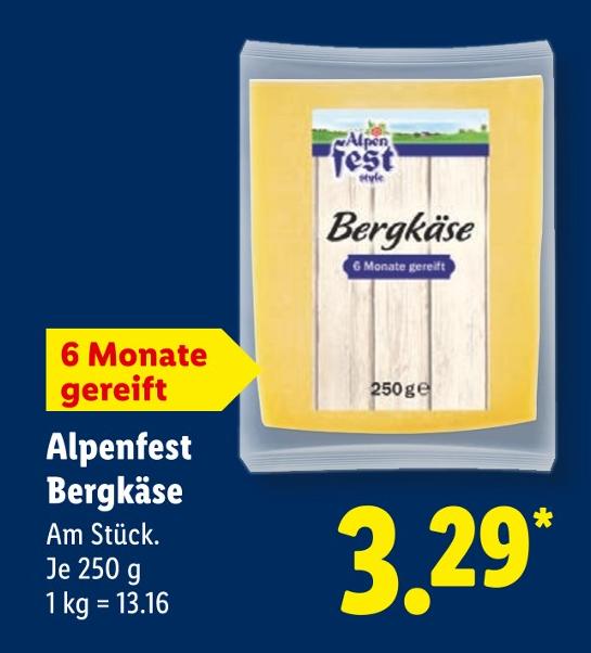 Bergkäse