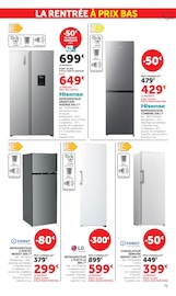 Promos Congélateur dans le catalogue "LES PRIX BAS Spécial rentrée" de Hyper U Congélateur en promo dans le catalogue Hyper U à la page 75