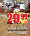 Ihr Teppichfreund Affing - Design-Vinyl-Klick-Belag Angebot im Prospekt Design-Vinyl-Klick-Belag bei Ihr Teppichfreund im Affing Prospekt für 29,99 €