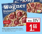 Original Steinofen Pizza Salami im Angebot bei Marktkauf in Freiburg Original Steinofen Pizza Salami Angebote von Wagner bei Marktkauf Freiburg für 1,66 €