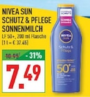 Sun Schutz & Pflege Sonnenmilch Angebote von Nivea bei Marktkauf Dorsten für 7,49 €