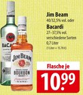Jim Beam oder Bacardi im Angebot bei famila Nordost in Buchholz Jim Beam oder Bacardi Angebote bei famila Nordost Buchholz für 10,99 €