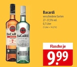 Bacardi bei famila Nordost im Prospekt "" für 9,99 €