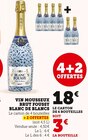Promo Vin mousseux brut Blanc de Blancs à 18,00 € dans le catalogue Super U à Saint-Langis-lès-Mortagne