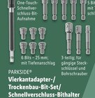 Vierkantadapter- oder Trockenbau-Bit-Set oder Schnellverschluss-Bithalter Angebote von PARKSIDE bei Lidl Coesfeld für 2,99 €