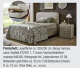 Polsterbett im Angebot bei Zurbrüggen in Minden Polsterbett Angebote von Beldomo bei Zurbrüggen Minden