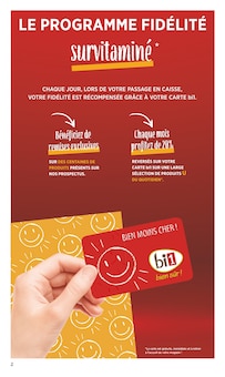 Catalogue Bi1 de la semaine "SUPER PROMOS" avec 2 pages, valide du 09/09/2025 au 21/09/2025 pour Saint-Gengoux-le-National et alentours Prospectus Bi1 de la semaine "SUPER PROMOS" avec 2 pages, valide du 09/09/2025 au 21/09/2025 pour Saint-Gengoux-le-National et alentours