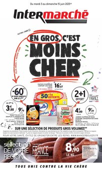 Prospectus Intermarché en cours, "EN GROS, C'EST MOINS CHER", page 1 sur 44
