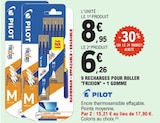 E.Leclerc Évry - Promo 9 recharges pour roller "Frixion" + 1 gomme Promo 9 recharges pour roller "Frixion" + 1 gomme à 6,26 € dans le catalogue E.Leclerc à Évry