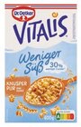 Vitalis Müsli Weniger Süß im Lidl Prospekt Vitalis Müsli Weniger Süß von Dr. Oetker im aktuellen Lidl Prospekt für 2,49 €