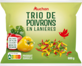 TRIO DE POIVRONS EN LANIÈRES SURGELÉS AUCHAN - AUCHAN dans le catalogue Auchan Hypermarché