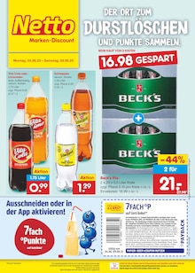 Becks im aktuellen Netto Marken-Discount Prospekt (Freiburg (Breisgau)) Becks im Netto Marken-Discount Prospekt "Aktuelle Angebote" mit 61 Seiten (Freiburg (Breisgau))