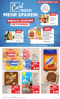 Weißbrot Angebot im Kaufland Prospekt, gültig von 22.01.2026 bis 28.01.2026 Weißbrot Angebot im aktuellen Kaufland Prospekt auf Seite 29