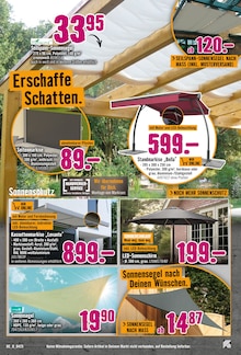 Sonnenschirm im Hornbach Prospekt "Lass Deine Terrasse aufblühen." mit 32 Seiten (Lübeck)