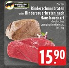 Aktuelle Braten Angebote bei E center in Solingen (Klingenstadt) Aktuelles Rinderschmorbraten oder Rindersauerbraten nach Hausfrauenart Angebot bei E center in Solingen (Klingenstadt) ab 15,90 €