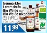 Bio Weiße von Neumarkter Lammsbräu im aktuellen Getränke City Prospekt für 11,99 €