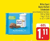 Bunte Vielfalt Schokolade im Angebot bei EDEKA in Schweinfurt Bunte Vielfalt Schokolade Angebote von Ritter Sport bei EDEKA Schweinfurt für 1,11 €