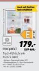 Aktuelles Tisch-Kühlschrank KS16-V-040E Angebot bei MEDIMAX in Mönchengladbach ab 179,00 €