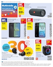 Samsung Angebote im Prospekt "LE TOP CHRONO DES PROMOS" von Carrefour auf Seite 72
