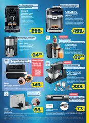 Kaffeevollautomat im EURONICS Prospekt in Saarlouis Aktueller EURONICS Prospekt mit Kaffeevollautomat, "GENAU RICHTIG. PREISE IN BESTER SOMMERLAUNE.", Seite 5