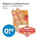 Allgäuer Landleberwurst von  im aktuellen V-Markt Prospekt für 0,99 €