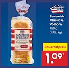 Sandwich Classic & Vollkorn von American Style für 1,09 € bei Netto Marken-Discount im Angebot Sandwich Classic & Vollkorn von American Style im aktuellen Netto Marken-Discount Prospekt
